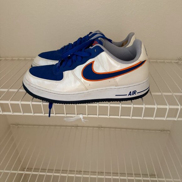 Nike Air Force 1 Low "Knicks", size M 10 - Picture 4 of 6